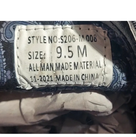 Couture 1910 Men's Charcoal Colored Slip On Dress Shoes Size 9.5M - Picture 8 of 10